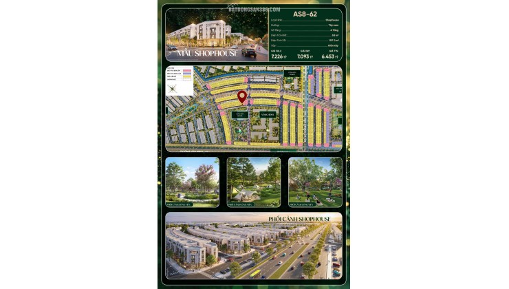 CƠ HỘI VÀNG – SỞ HỮU SHOPHOUSE AS8-62 PHÂN KHU ÁNH SAO VINHOMES GOLDEN CITY